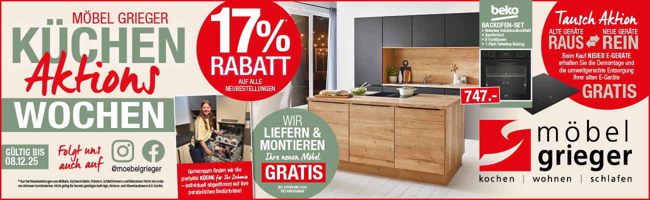 Möbel Grieger Küchen Aktionswochen